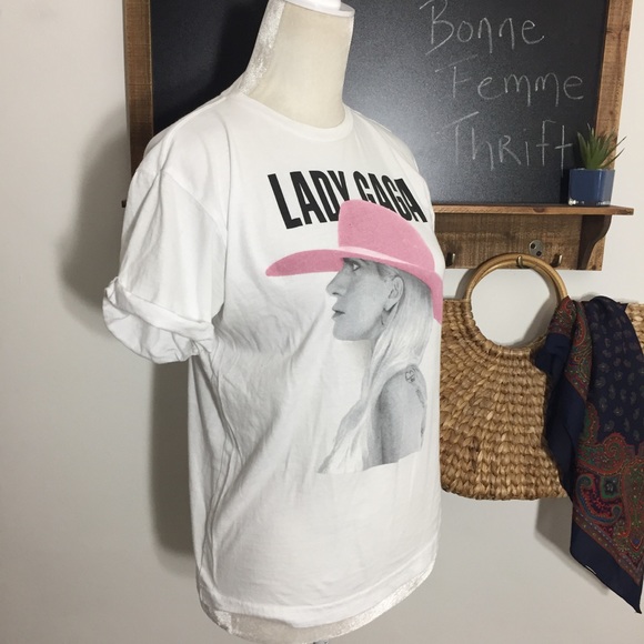 Lady Gaga • graphic cuffed short sleeve tee - Picture 3 of 5